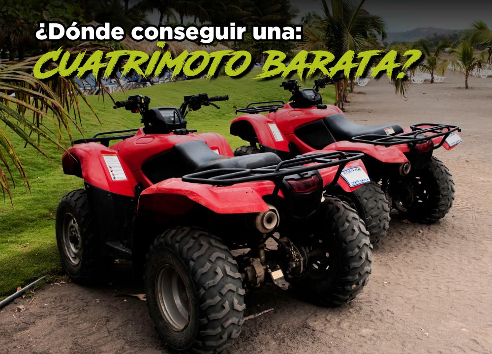 ¿Dónde se puede conseguir una cuatrimoto barata o usada?