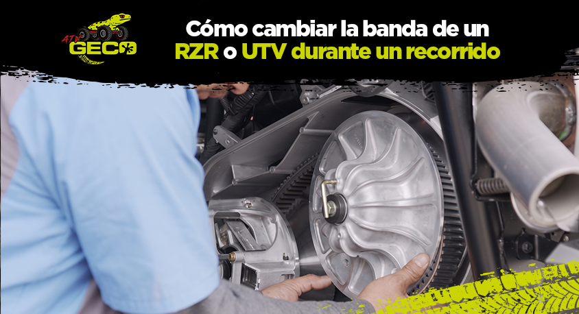 cómo cambiar la banda de un rzr o utv