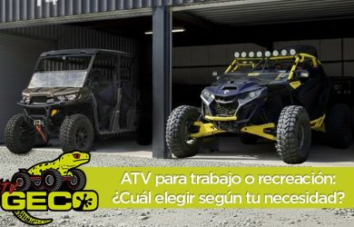 ATV para trabajo o recreación: ¿Cuál elegir según tu necesidad?