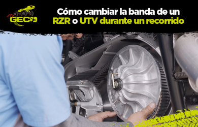 cómo cambiar la banda de un rzr o utv